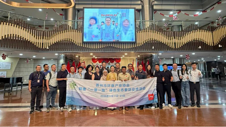 lehu乐虎国际苏环协一行受邀参与印尼水处理展览会IndoWaterExpo，共建绿色生态新道路